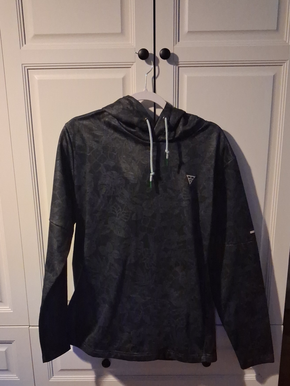 Men's Patterned Hooded Long-Sleeve